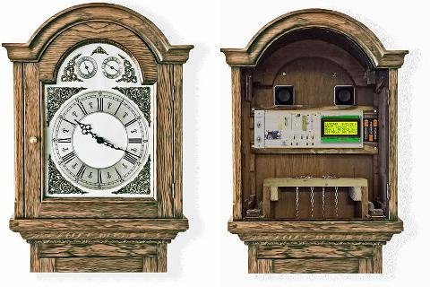Brett Oliver's Atomic, Arduino-Powered Grandfather Clock