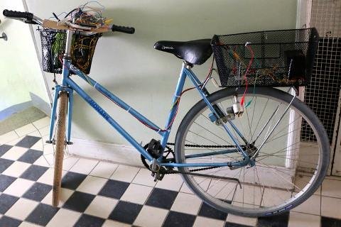 Purifying Water with an Arduino, UV Lamp, and a Bicycle