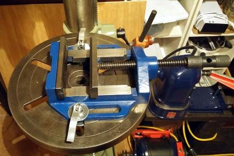 Building a Cheap Drill Press Vice Quick-Release Clamp