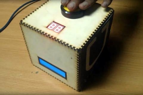 Moustafa Nasr's Arduino- and 1Sheeld-Powered Uber Button