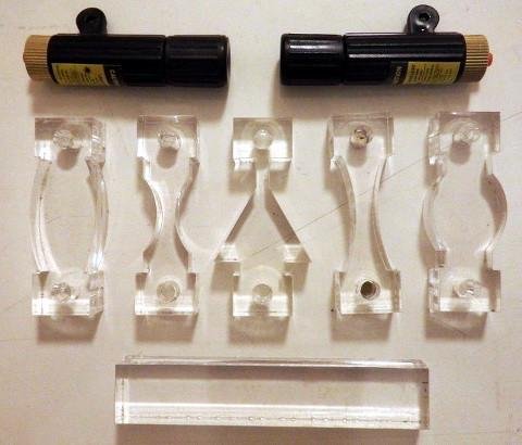 Peter Walsh's Laser-Cut Laser Lenses
