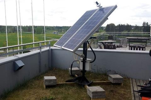 Bruce Helsen's solar tracker