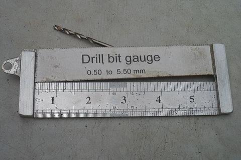 Caspar's drill bit gauge