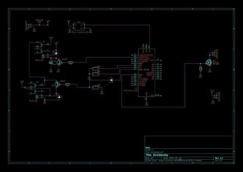Hase's zero-standby-current circuit schematic