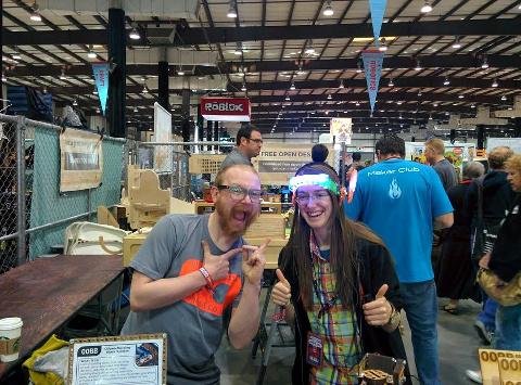 Maker Faire UK - oomlout stand