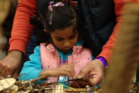 Guest playing with OOBB, Maker Faire UK 2016